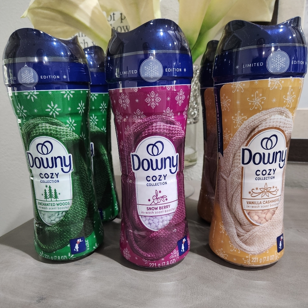 6‎ New Downy Limited Edition Cozy Holiday In Wash Scent Booster Beads